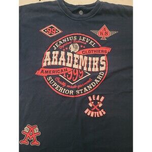 Vtg Y2k Akademiks 1999 Jeanius Level t-shirt